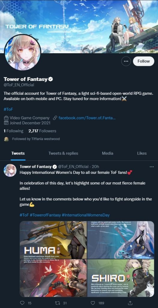 Will Tower of Fantasy come to consoles? Tower of Fantasy console release  information - Dot Esports